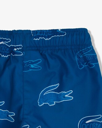 Calção de Banho Infantil com Estampa de Crocodilo