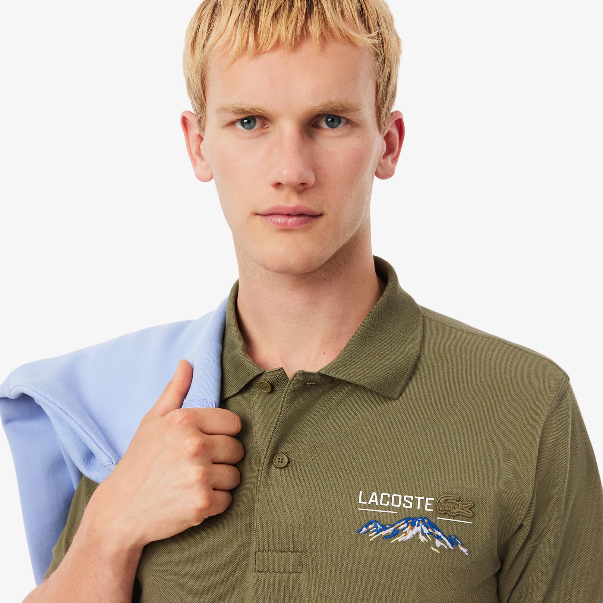 Camiseta Polo Lacoste Mini-Piqué com Bordado Clássico