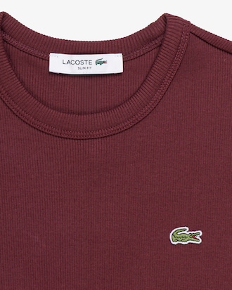 Remera De Algod&oacute;n Acanalada Al Cuerpo