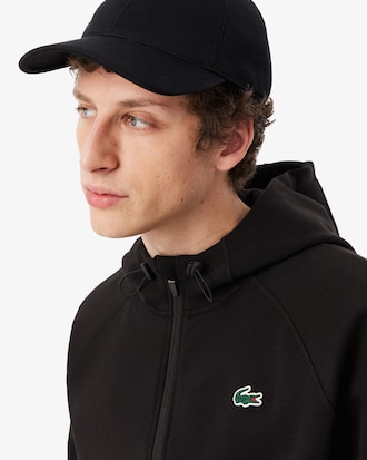 Moletom com Capuz e Z&iacute;per Sport Stretch