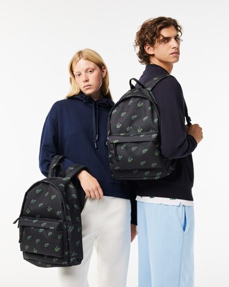 Mochila Con Estampado De Cocodrilo