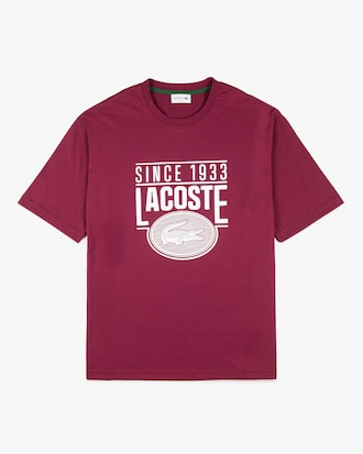 Camiseta de Algod&atilde;o Pesado Estampada com Caimento Solto