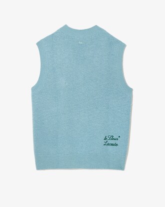 Colete em Gola V Lacoste x le FLEUR