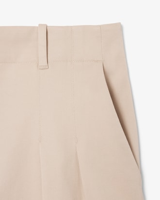 Cotton Gabardine Bermuda Shorts