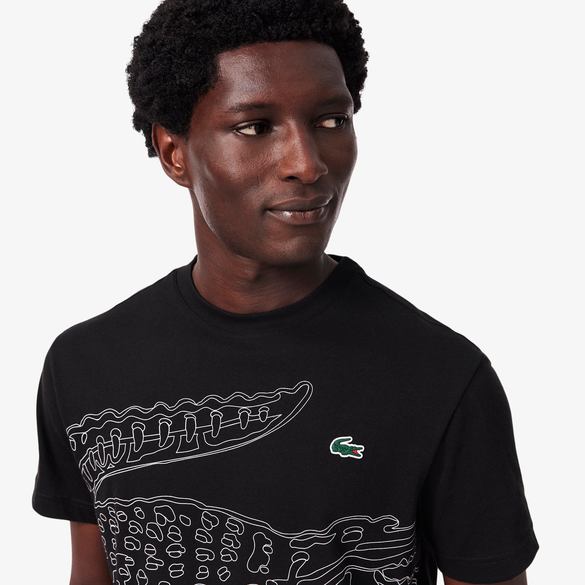 Camiseta com Estampa Lacoste de Crocodilo Ultra Dry