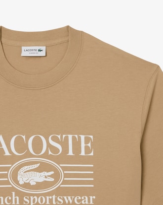 Camiseta de Algodão com Estampa, Ajuste Clássico