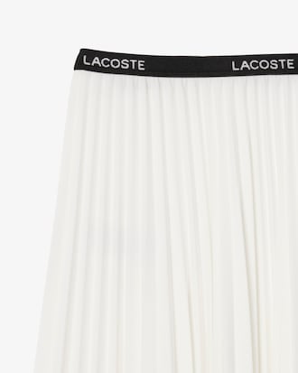 Pollera Plisada Larga Con Cintura Elastizada