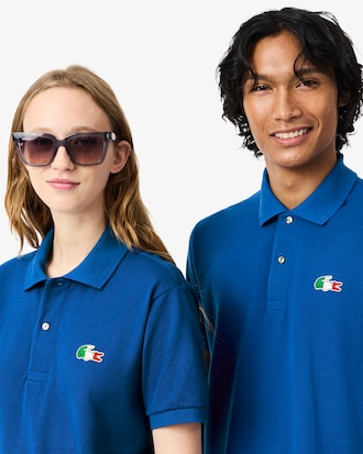Camisa Polo Original L.12.12 Classic Fit Edi&ccedil;&atilde;o CopaIt&aacute;lia