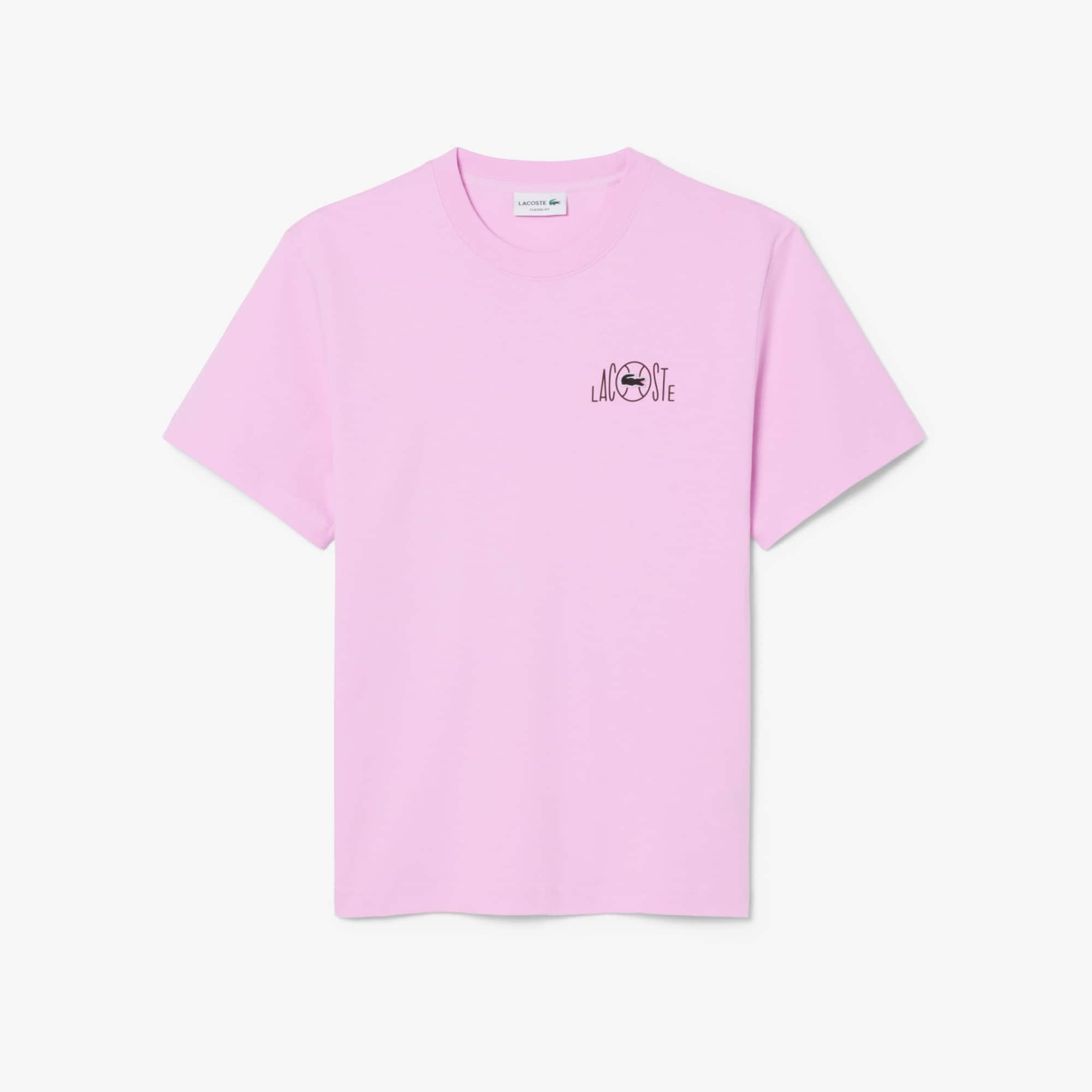 Camiseta de Algodão texturizada Estampada