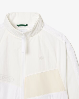 Campera Corta Oversized De Patchwork Resistente Al Agua