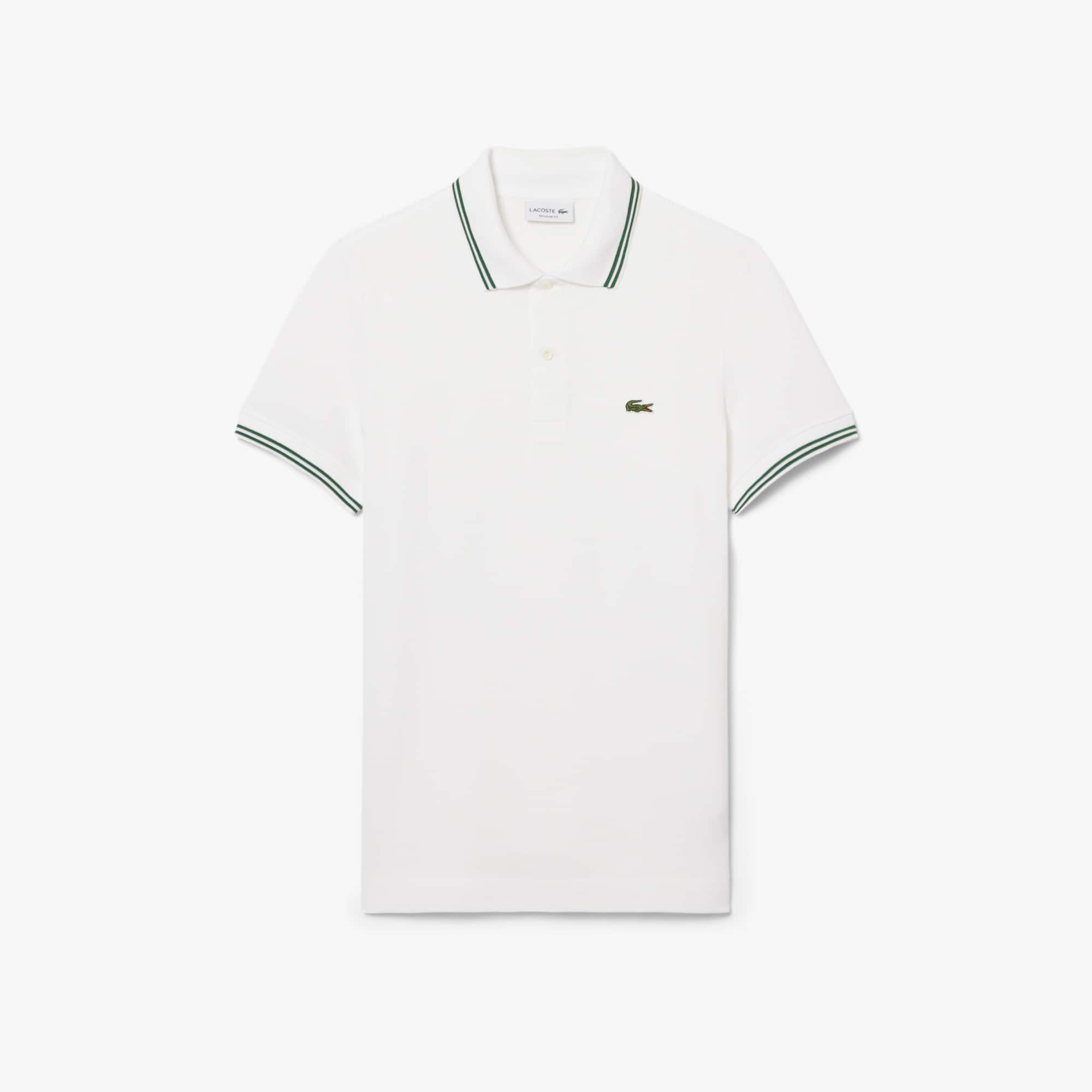 Camisa Polo Piquet Masculina Trim Accent L.12.12 Lacoste