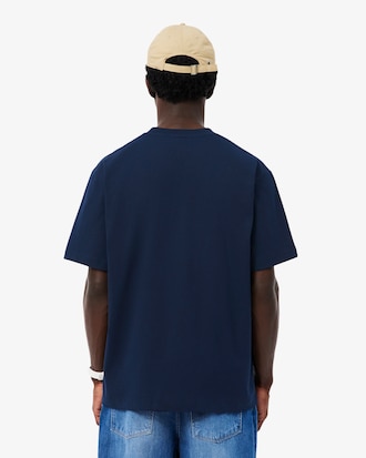 Camiseta de malha de algod&atilde;o pesado
