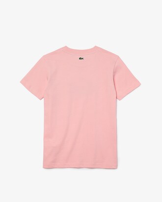 Camiseta infantil em algod&atilde;o com estampa de crocodilo