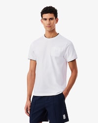 Camiseta Ultra Dry Tennis Heritage com Ins&iacute;gnia