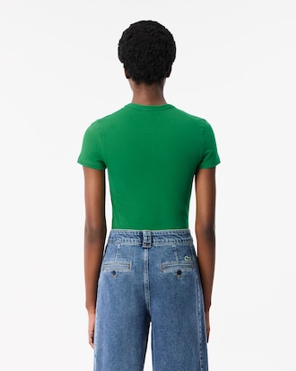 Camiseta de Algod&atilde;o com Stretch Slim Fit