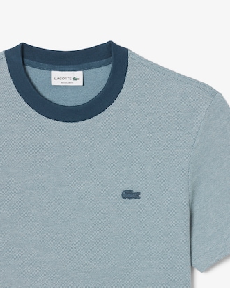 Remera Piqué Con Cuello Contrastado