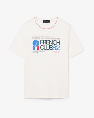 Remera con estampado de tenis Runway