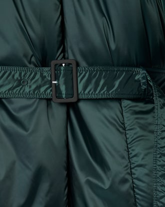 Casaco comprido com Mangas Bufantes Iridescentes