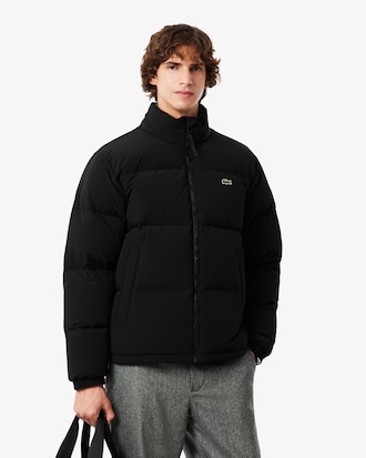 Jaqueta Puffer com Capuz Repelente &agrave; &Aacute;gua