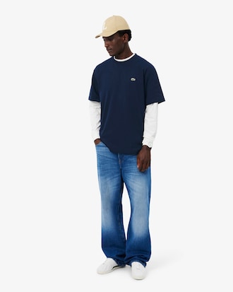 Camiseta de malha de algod&atilde;o pesado