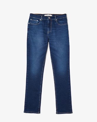 Cal&ccedil;a Lacoste masculina slim fit com 5 bolsos