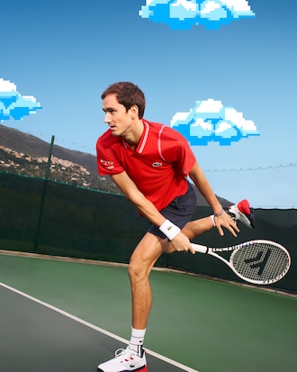 Polo Masculina Lacoste Tennis x Daniil Medvedev 
