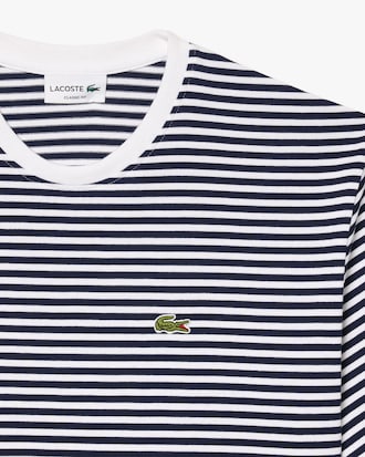 Camiseta Listrada de Algodão Pesado