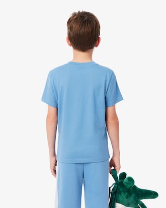 Remera de algod&oacute;n con bloques de color