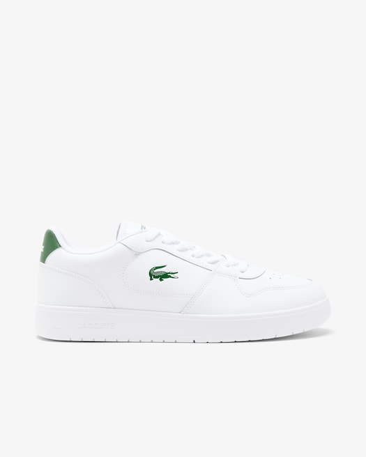 White & Dark Green