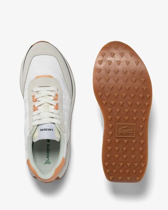 T&ecirc;nis feminino Lacoste L-Spin em tecido