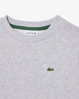 Moletom Esportivo em Fleece com Gola Redonda