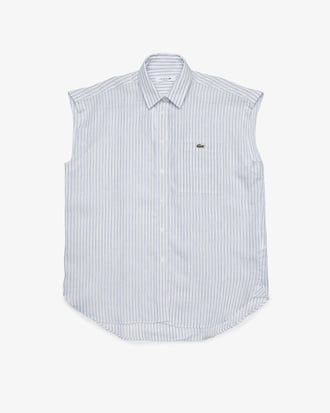 Camisa Oversized de Lino sin Mangas