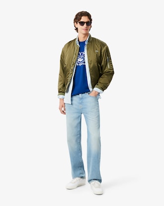 Polo De Algodón De Fit Clásico Con Estampado