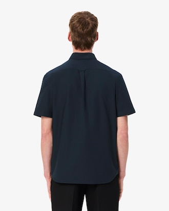 Camisa Oxford Manga Corta Fit Regular