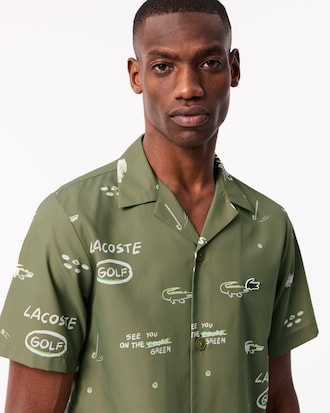 Camisa de Golf Regular Fit con Protección UV Hawaii