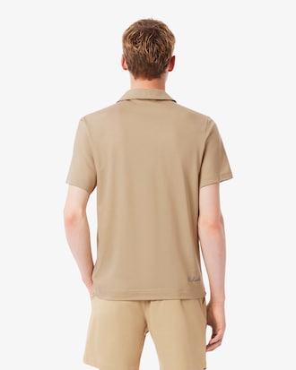 Polo Clásico Paris con Cuello Abierto Bordado