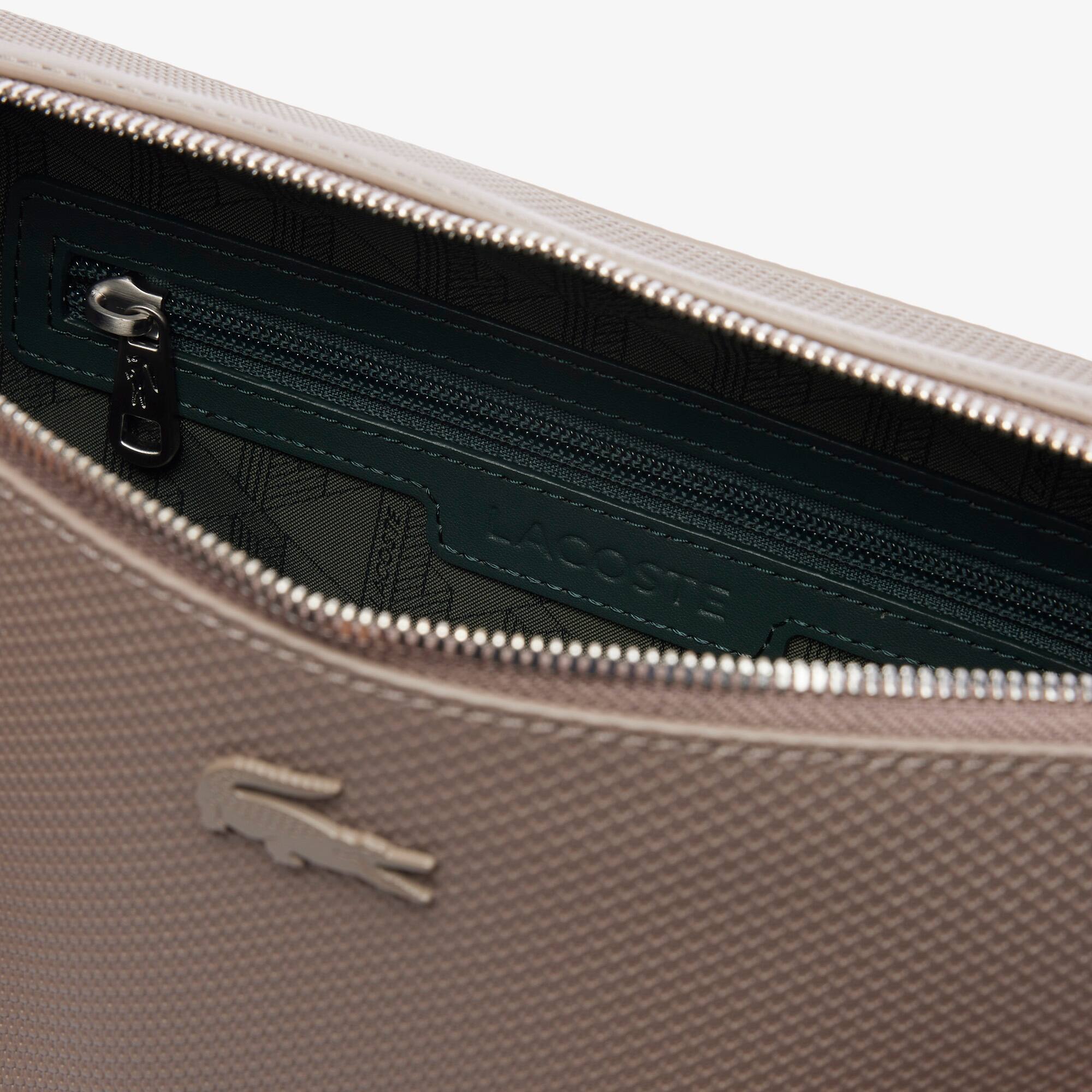 Bolsa Masculina em Couro Fosco Chantaco com Zíper Lacoste