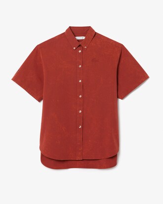 Camisa Oversize Mc Washed Cotton Seasonal com Bolso