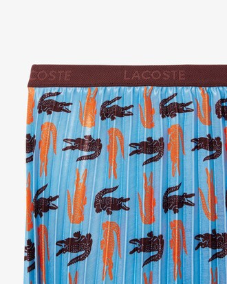 Saia de Cetim Plissada FW24 Runway