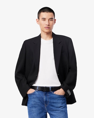 Cintur&oacute;n De Cuero Con Monograma