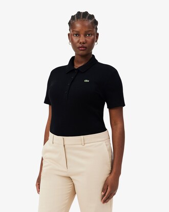 Polo De Algod&oacute;n Acanalado L.12.D Al Cuerpo