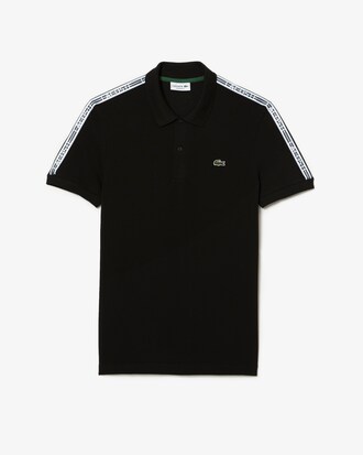 Camisa Polo Regular Fit Stretch Piqu&eacute; com Logo