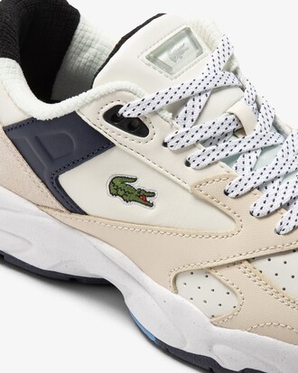 T&ecirc;nis feminino Lacoste Storm 96 Lo em couro