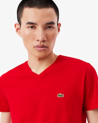 Remera De Algod&oacute;n Pima Con Cuello En V