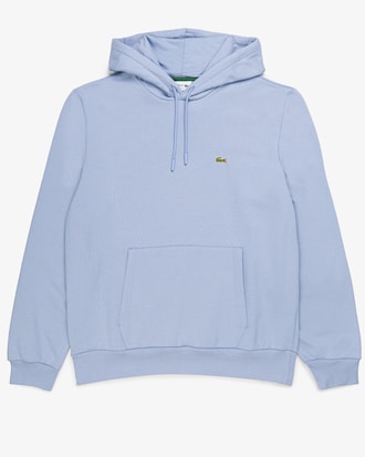 Blusa de Moletom com Capuz de Algod&atilde;o Org&acirc;nico Masculino Lacoste