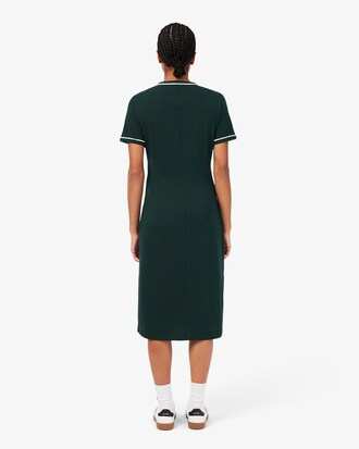 Vestido Camiseta em Jersey com Detalhe de Acabamento