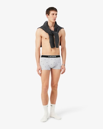 Pacote com 3 Cuecas Trunk Stretch Estampadas