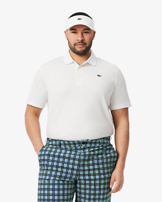 Camisa Polo Masculina Manga Curta de Jersey em Modelagem Regular