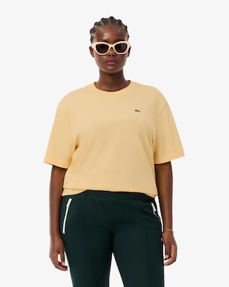 Camiseta de Algod&atilde;o com Caimento Relaxado
