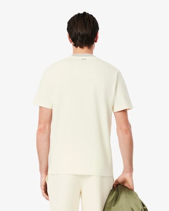 Camiseta em Malha de Algodão Bordada